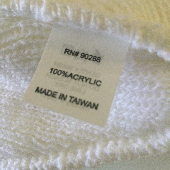 ADIDAS ORIGINAL TREFOIL CUFFED RIB KNIT BEANIE WHITE WITH BLACK LOGO NWOT - Picture 8 of 10